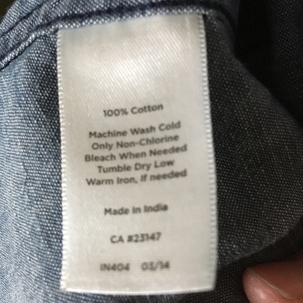 Talbots Blue Button Down Shirt - image 6